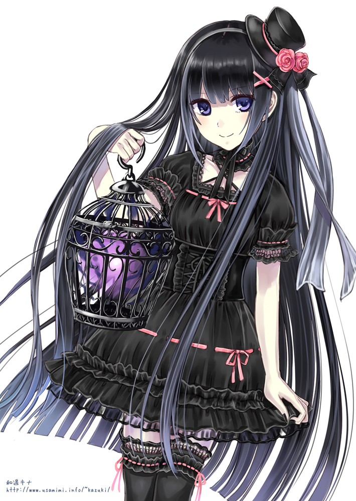 dress, gothic_lolita, kazuharu_kina, lolita_fashion, momoiro_taisen_pairon, nishinosono_muimi, thighhighs