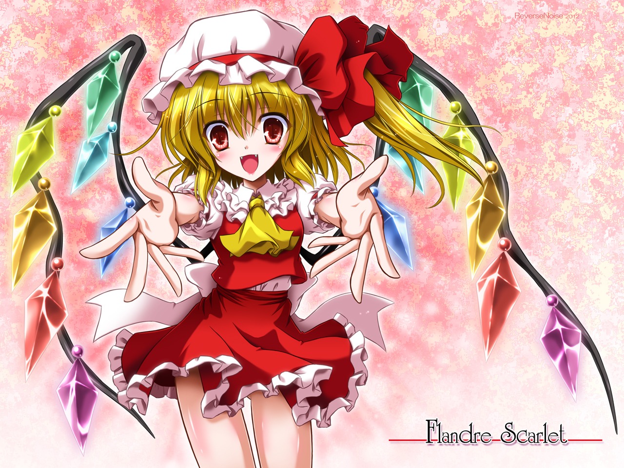 flandre_scarlet, touhou, wallpaper, yamu