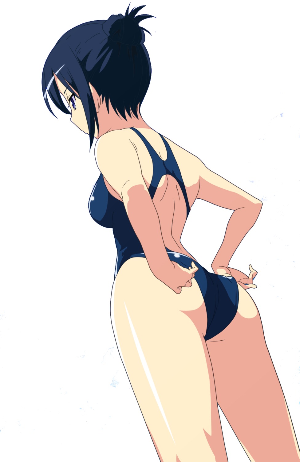 ass, morisawa_haruyuki, soukyuu_no_karma, swimsuits