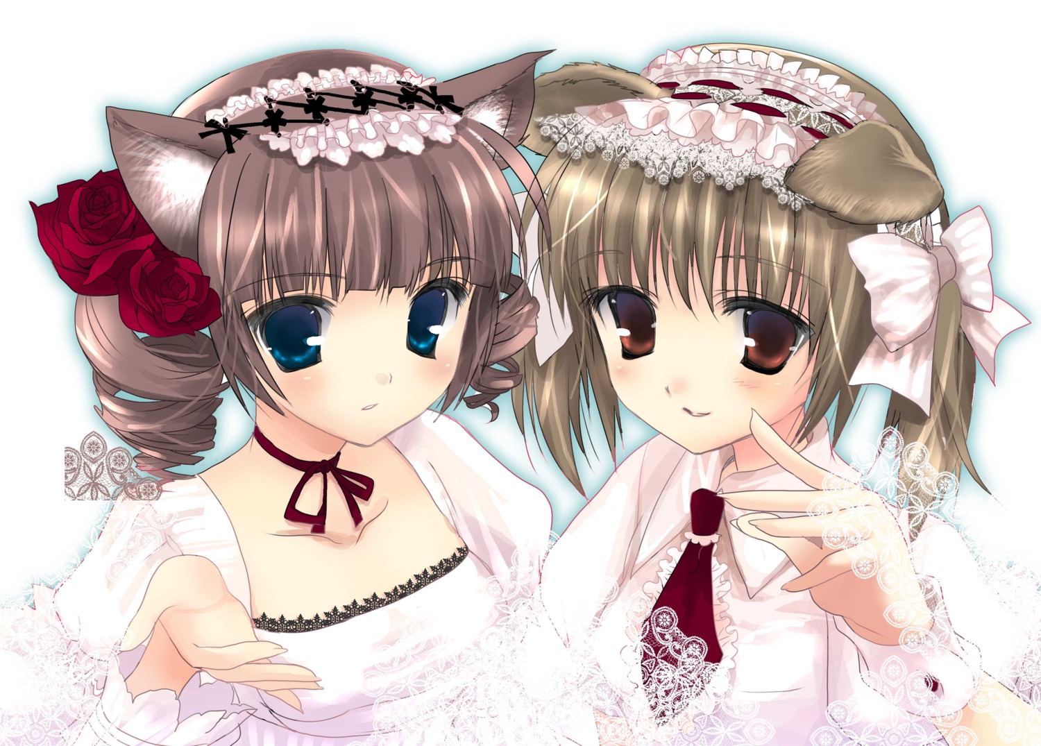 animal_ears, chimaro, fukuzawa_yumi, inumimi, lolita_fashion, maria-sama_ga_miteru, matsudaira_touko, nekomimi