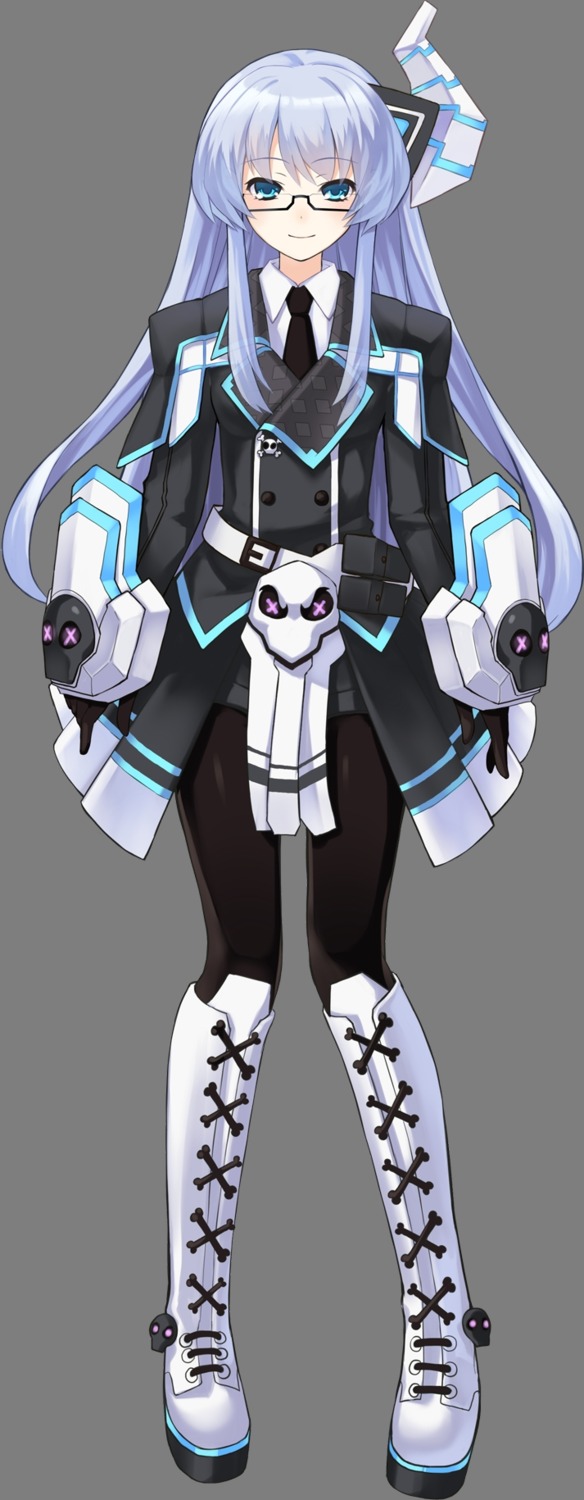choujigen_game_neptune, kami_jigen_game_neptune_v, kiseijou_rei, megane, pantyhose, transparent_png, tsunako