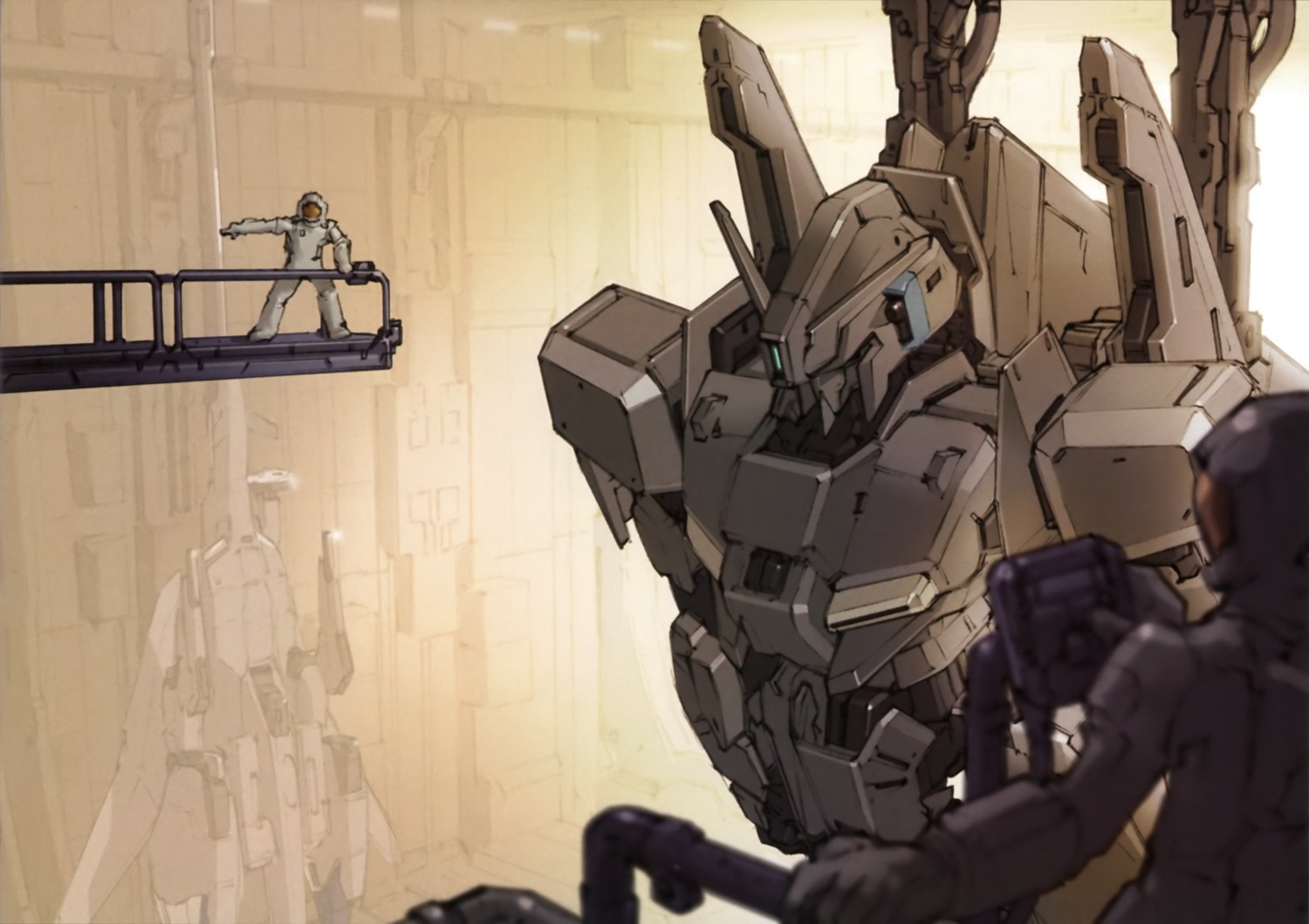 gundam, gundam_sentinel, mecha, msz-006c1_zeta_plus
