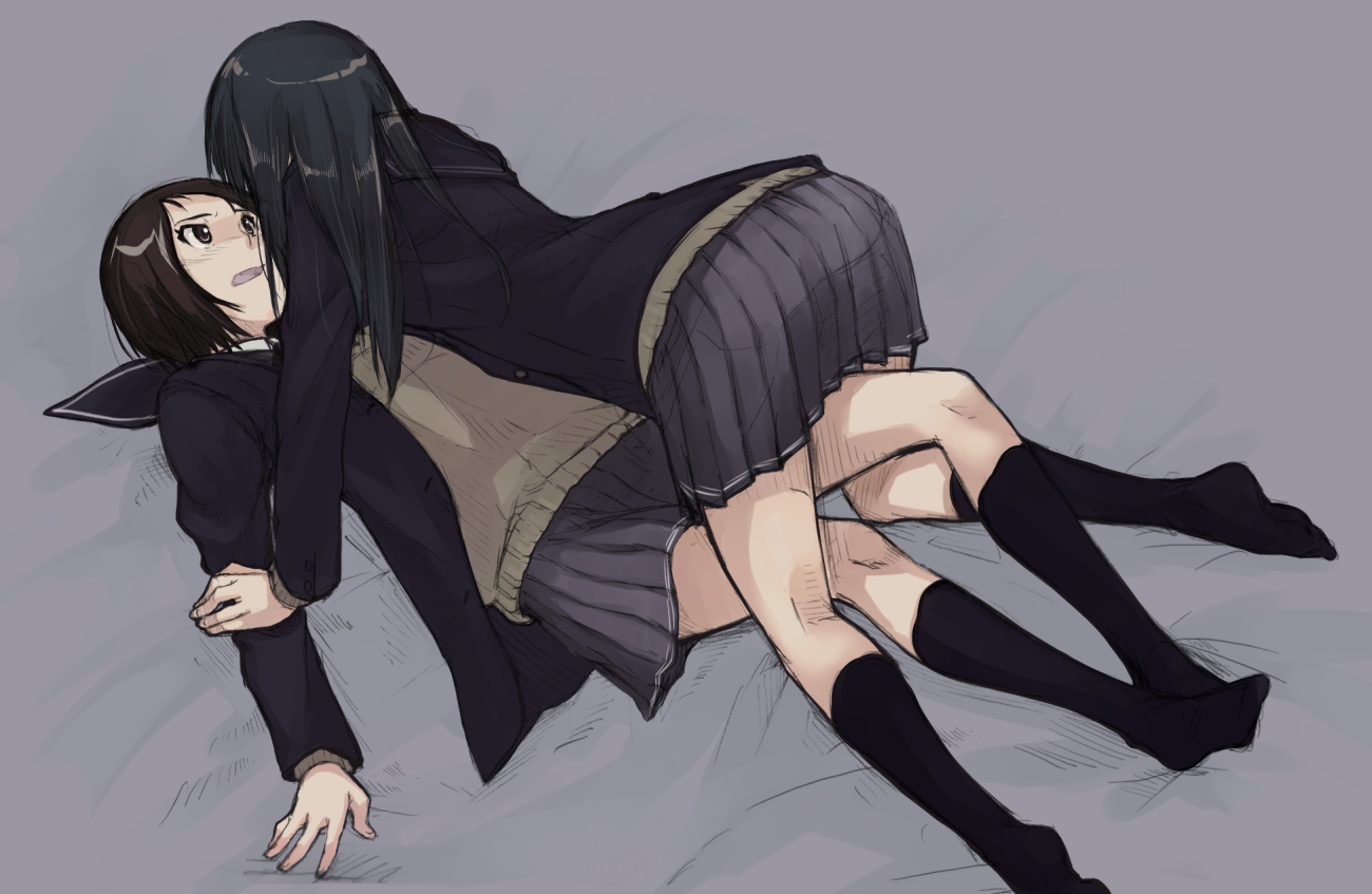 amagami, ayatsuji_tsukasa, kurosawa_noriko, seifuku, wiori, yuri