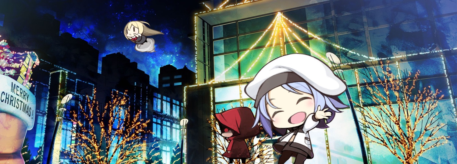 carol_(guilty_crown), chibi, guilty_crown, guilty_crown:_lost_christmas, minoa, present_(guilty_crown), scrooge_(guilty_crown)