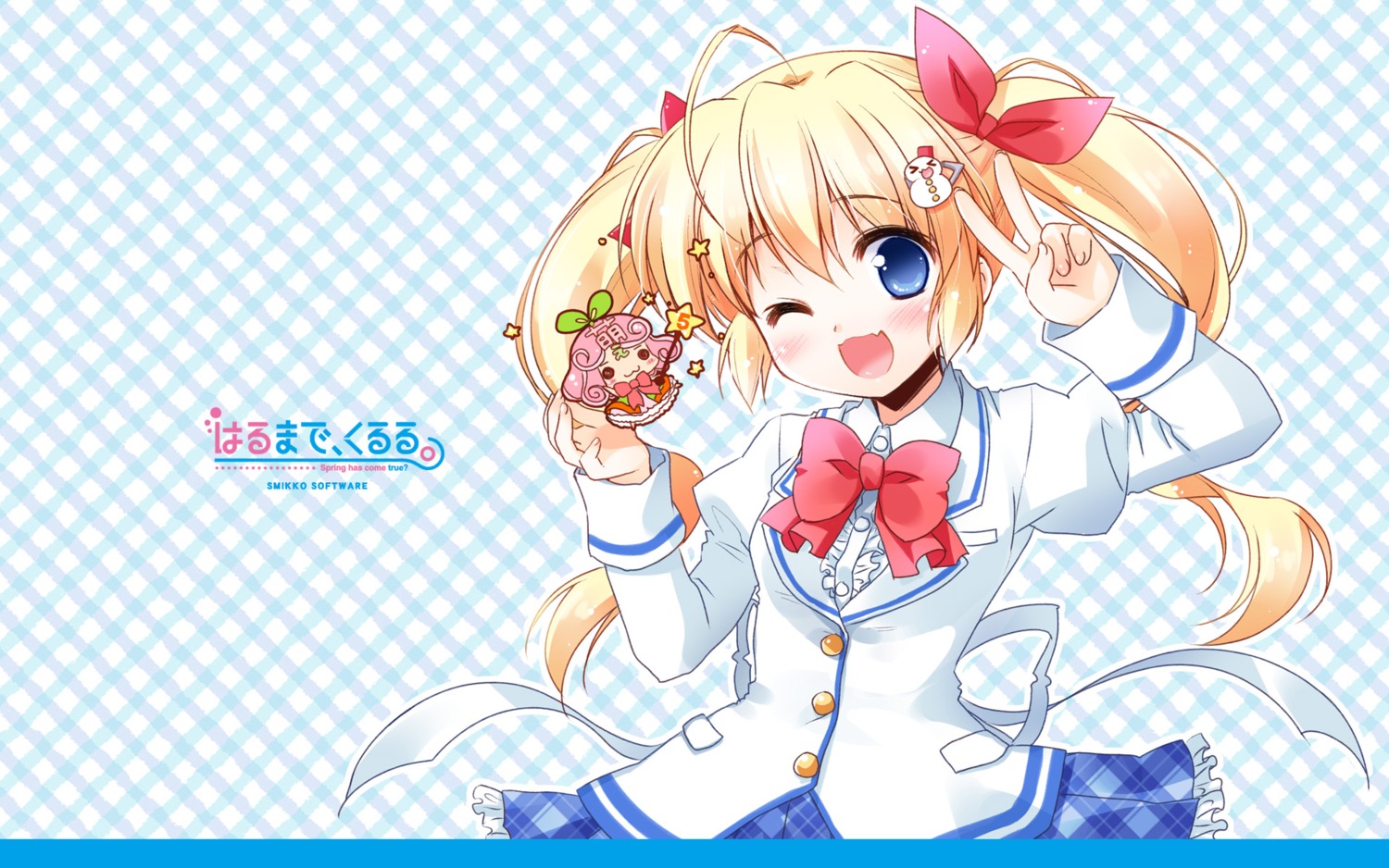 harumade_kururu, hirose_madoka, jpeg_artifacts, sasai_saji, seifuku, shiren_fuyune, shiwasu_horio, sumikko-soft, wallpaper