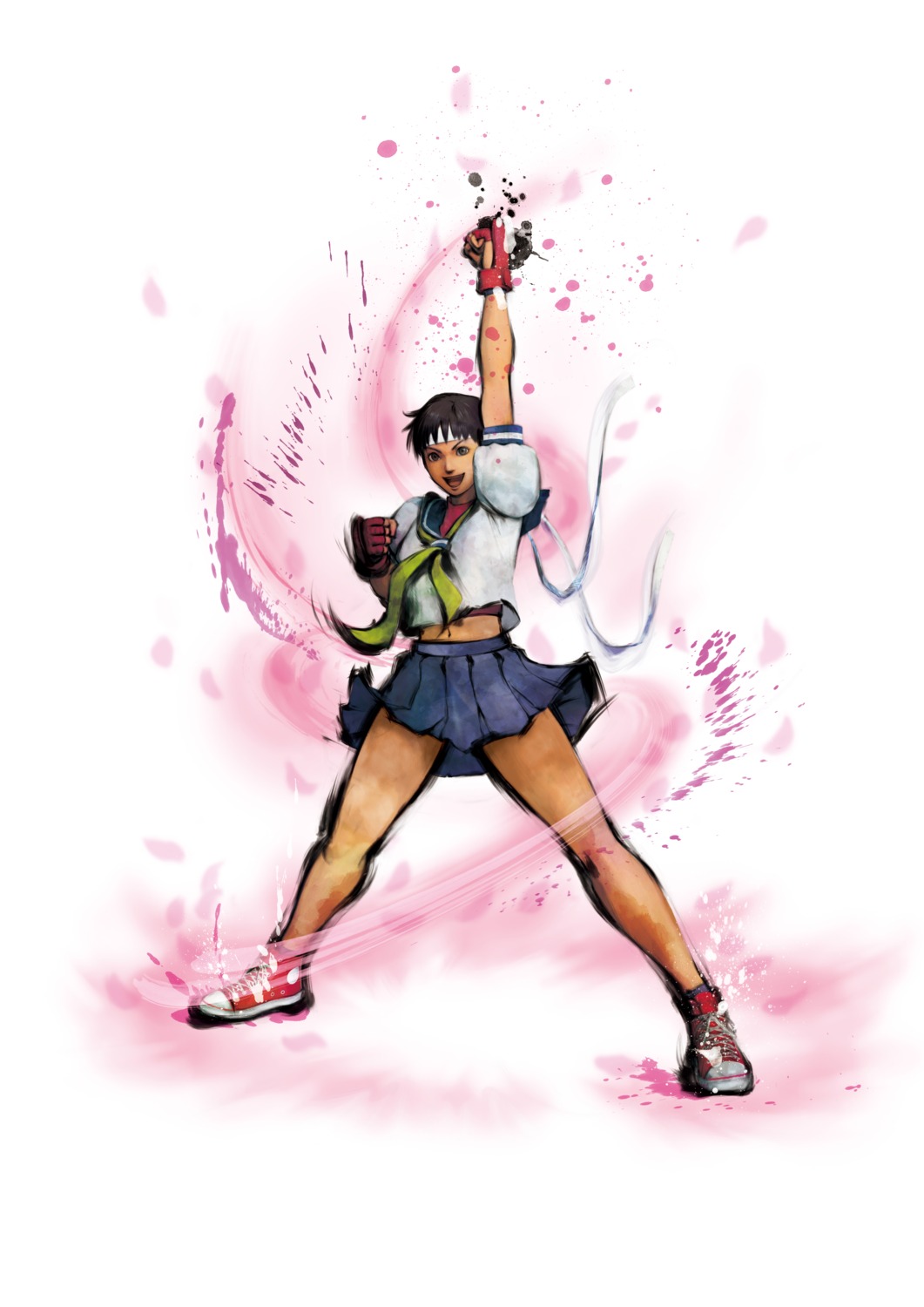capcom, digital_version, ikeno_daigo, kasugano_sakura, rival_schools, seifuku, street_fighter, street_fighter_iv