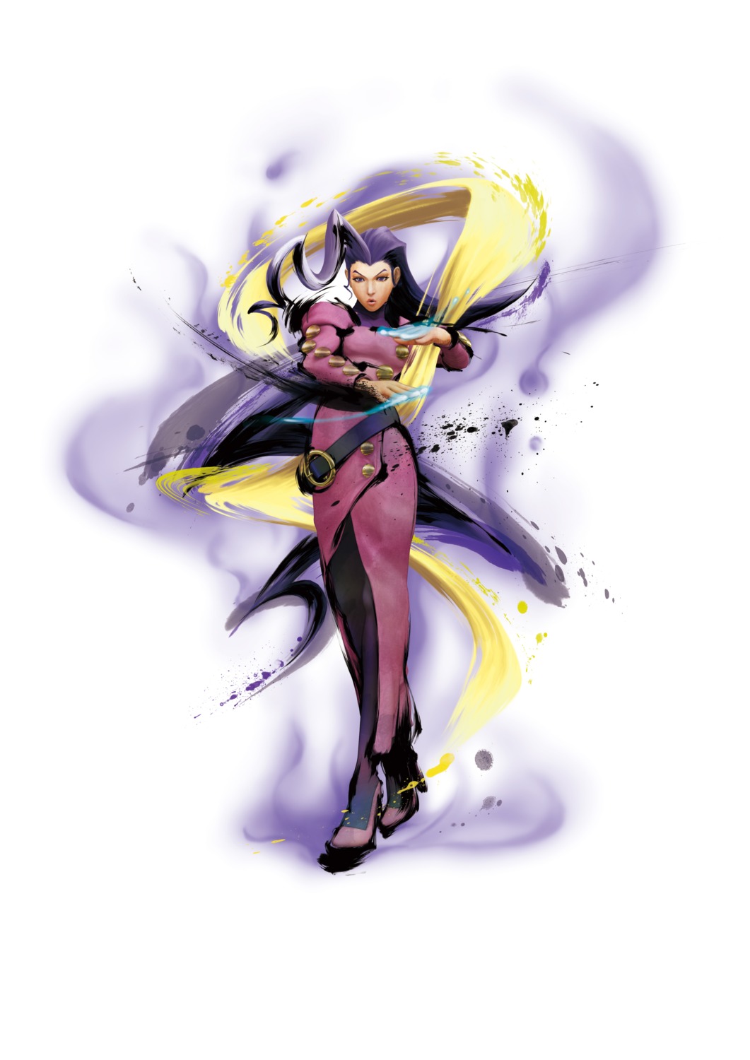 capcom, dress, ikeno_daigo, pantyhose, rose, street_fighter, street_fighter_iv