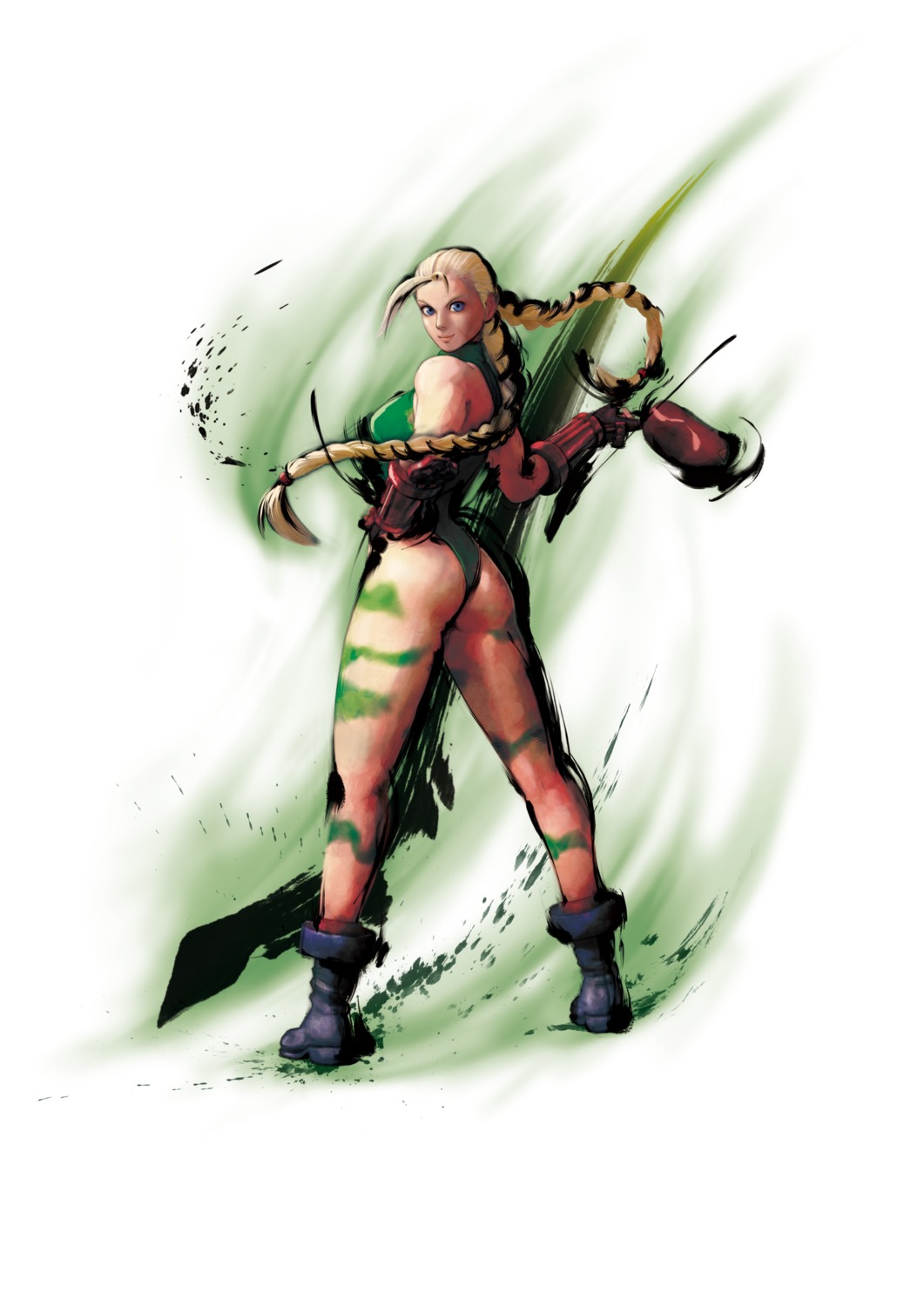 ass, cammy_white, capcom, ikeno_daigo, leotard, street_fighter, street_fighter_iv, thong