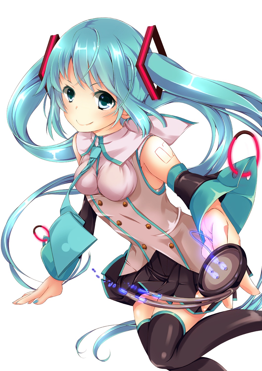 hatsune_miku, natsuki_yuu_(pixiv1164835), thighhighs, vocaloid