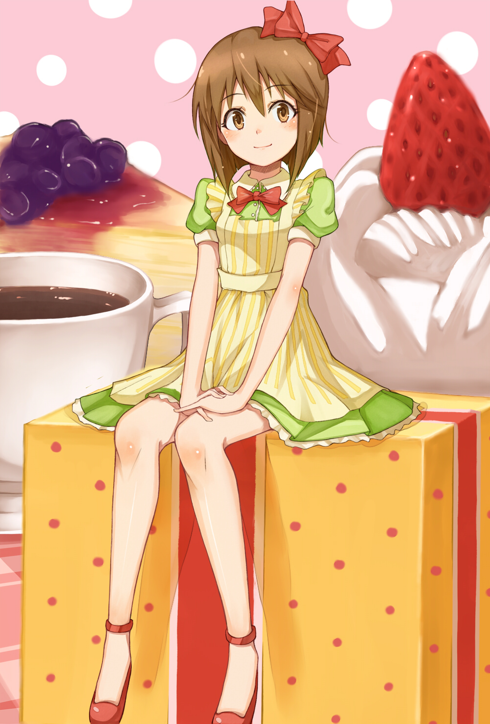 hagiwara_yukiho, the_idolm@ster, wawa
