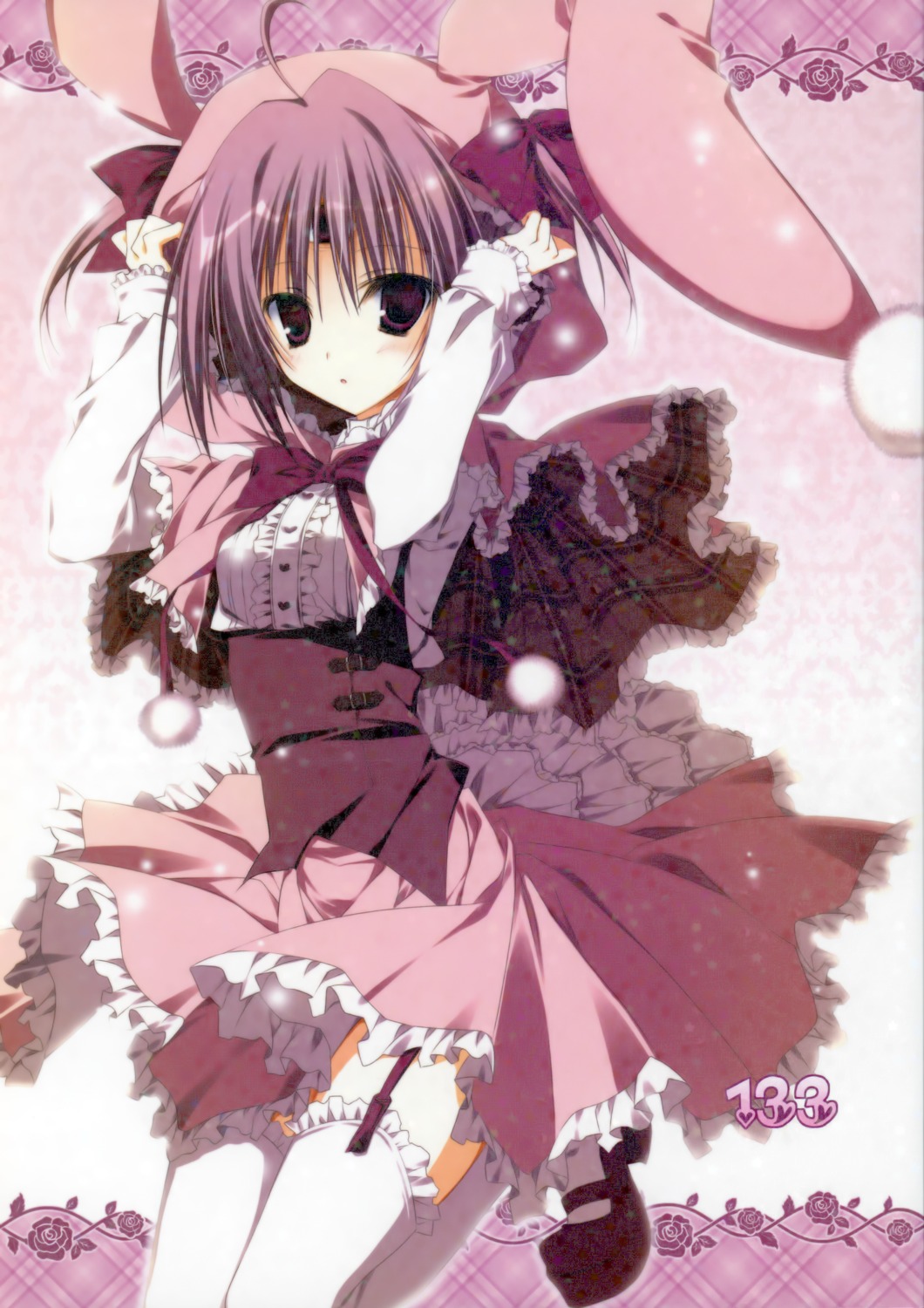 13, inugami_kira, mitsuki_(13), necotoxin, stockings, thighhighs