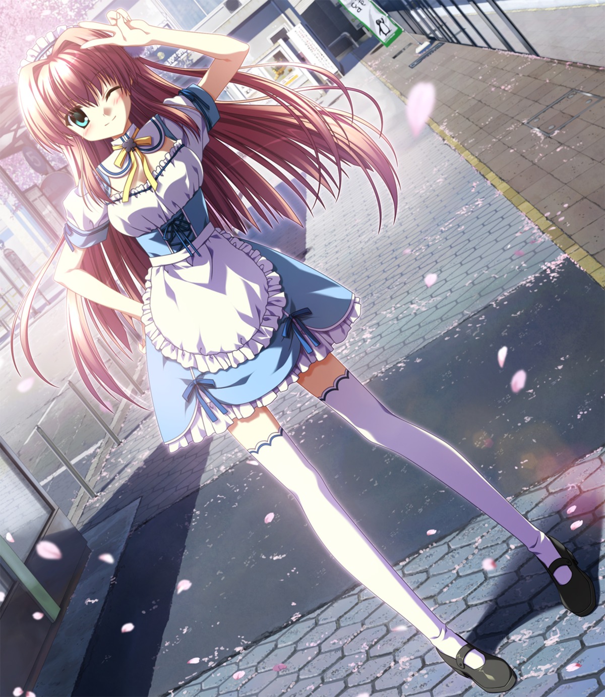 maid, minori, nanao_naru, narumi_sakura, supipara, thighhighs