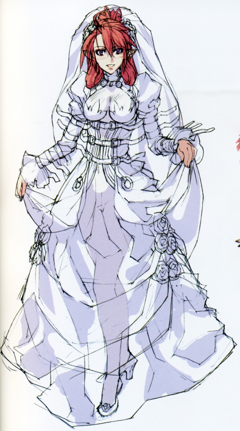 dress, ignis, jingai_makyou, nitroplus, niθ, wedding_dress