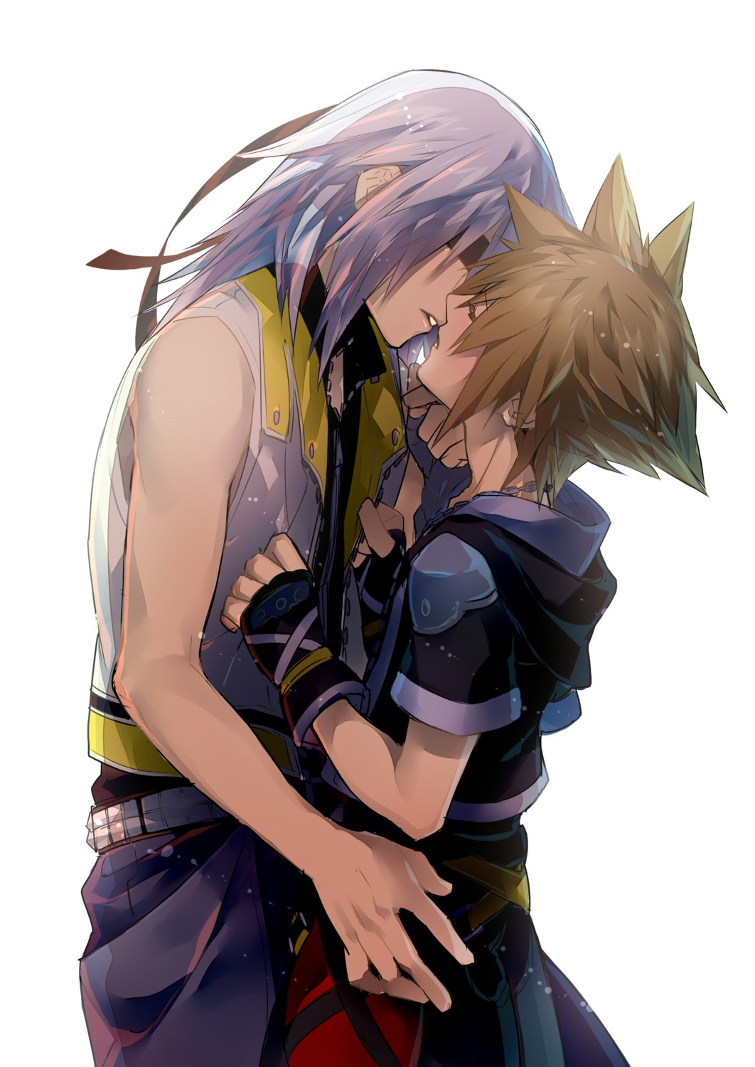 kazari_tayu, kingdom_hearts, male, riku_(kingdom_hearts), sora_(kingdom_hearts), yaoi