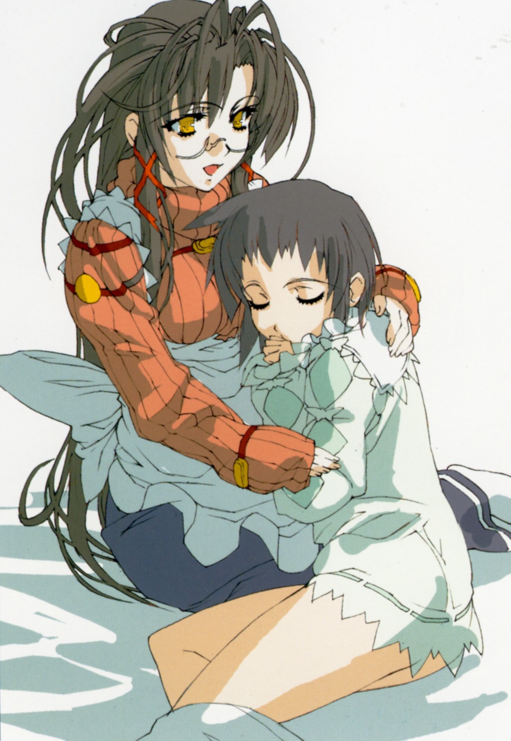 hanawa_momiji, jingai_makyou, kumon_megumi, megane, nitroplus, niθ