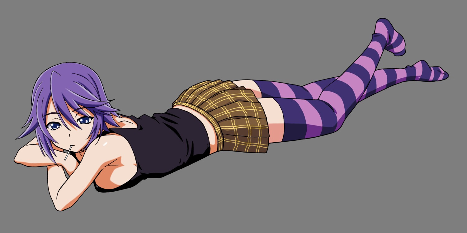 rosario_to_vampire, shirayuki_mizore, thighhighs, transparent_png