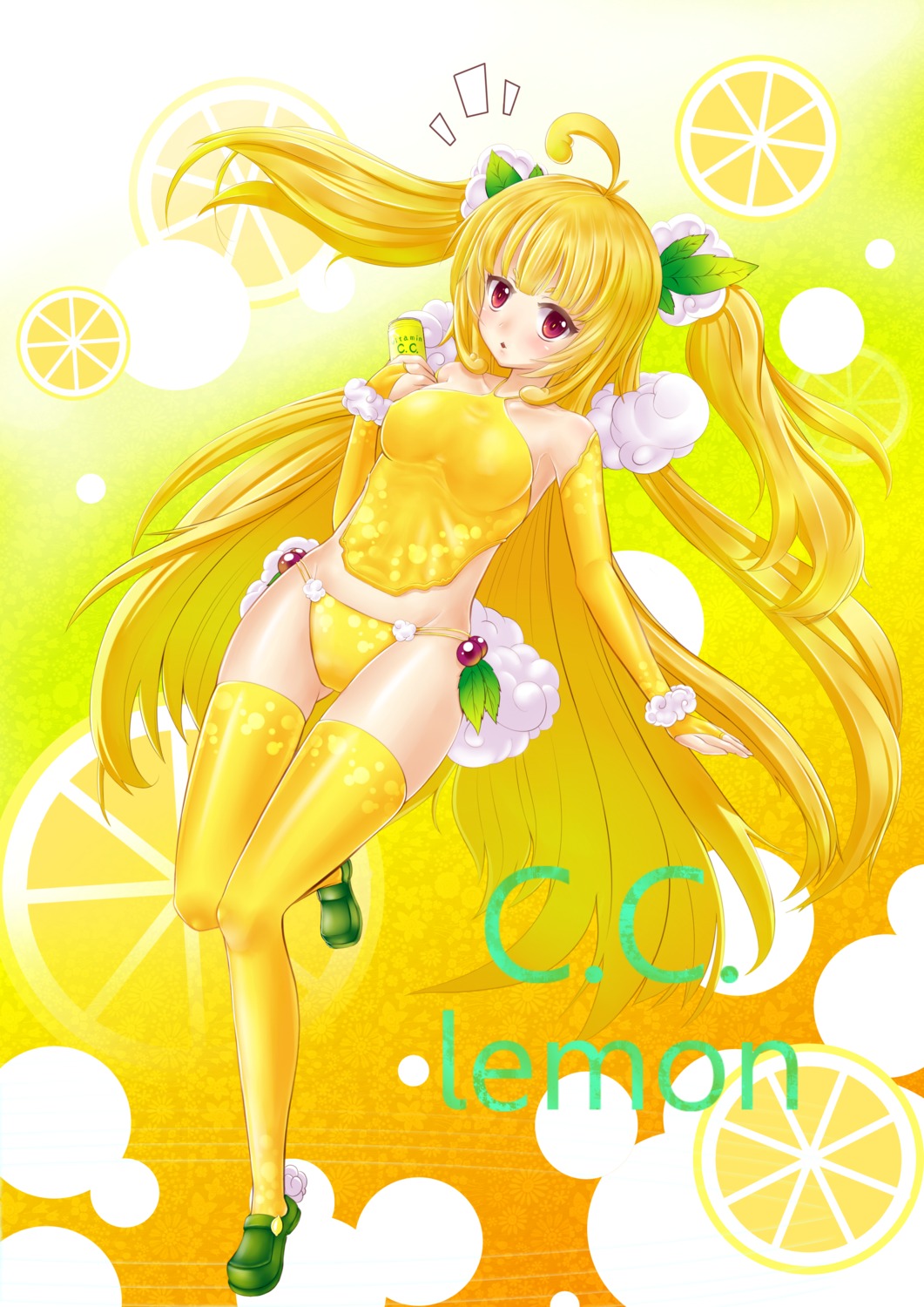 brightdark, c.c._lemon, c.c._lemon_(character), pantsu, thighhighs