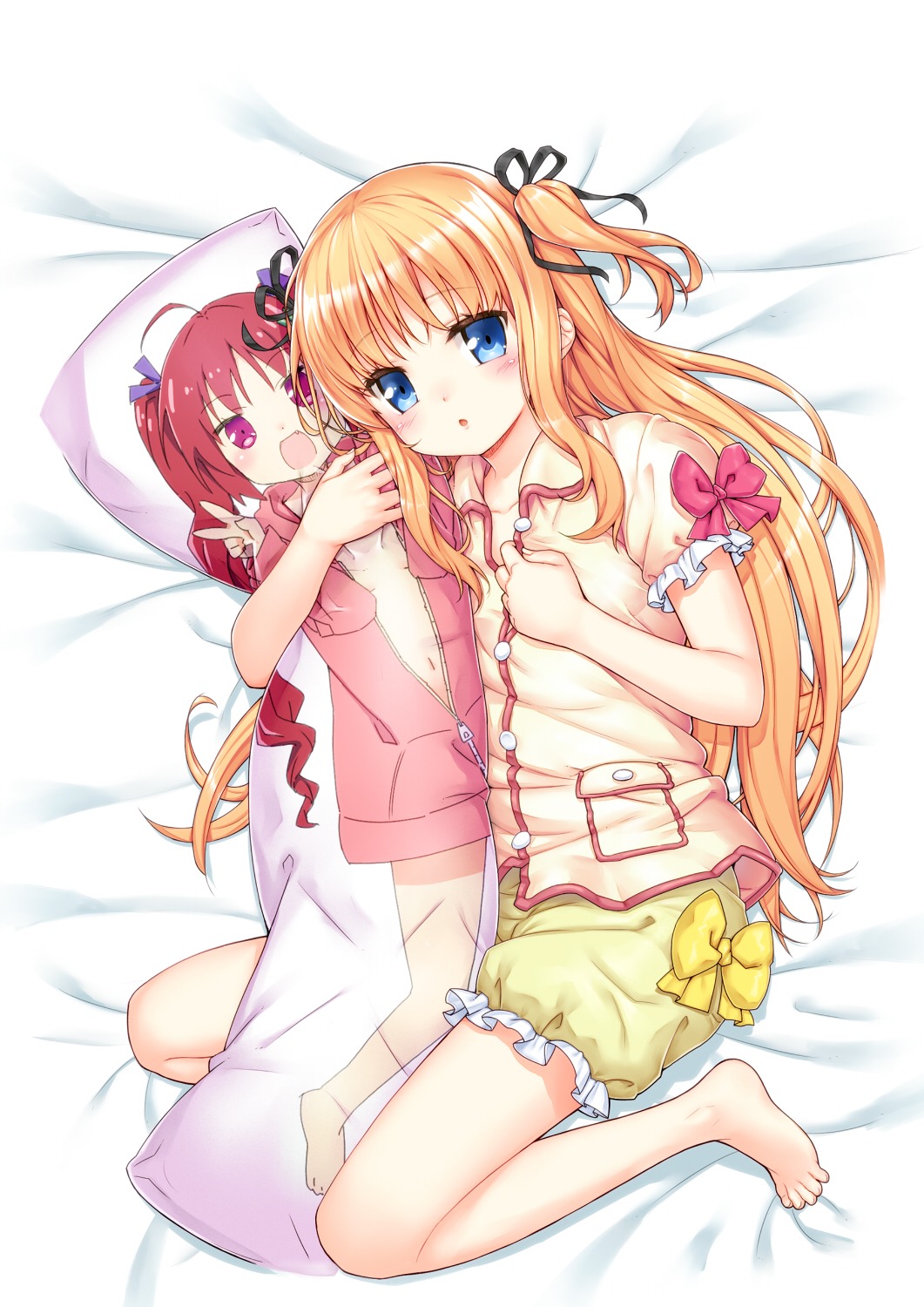 bloomers, hazuki_watora, komase_(jkp423), pajama, shimotsuki_potofu