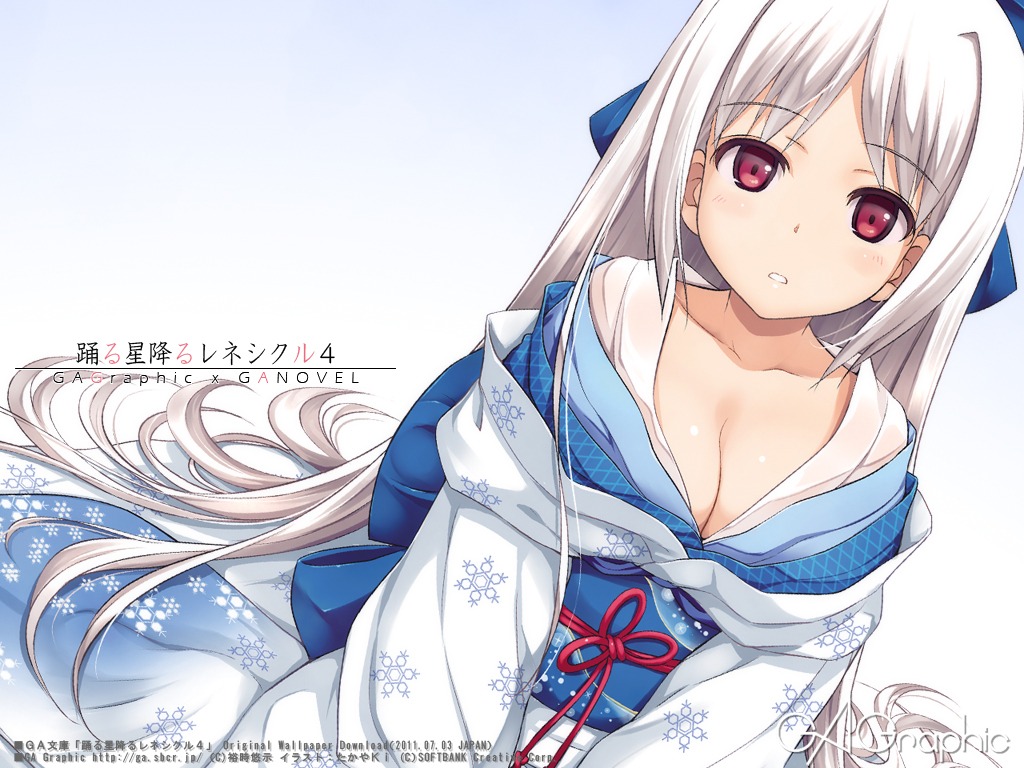 cleavage, kimono, odoru_hoshifuru_reneshikuru, takayaki, wallpaper