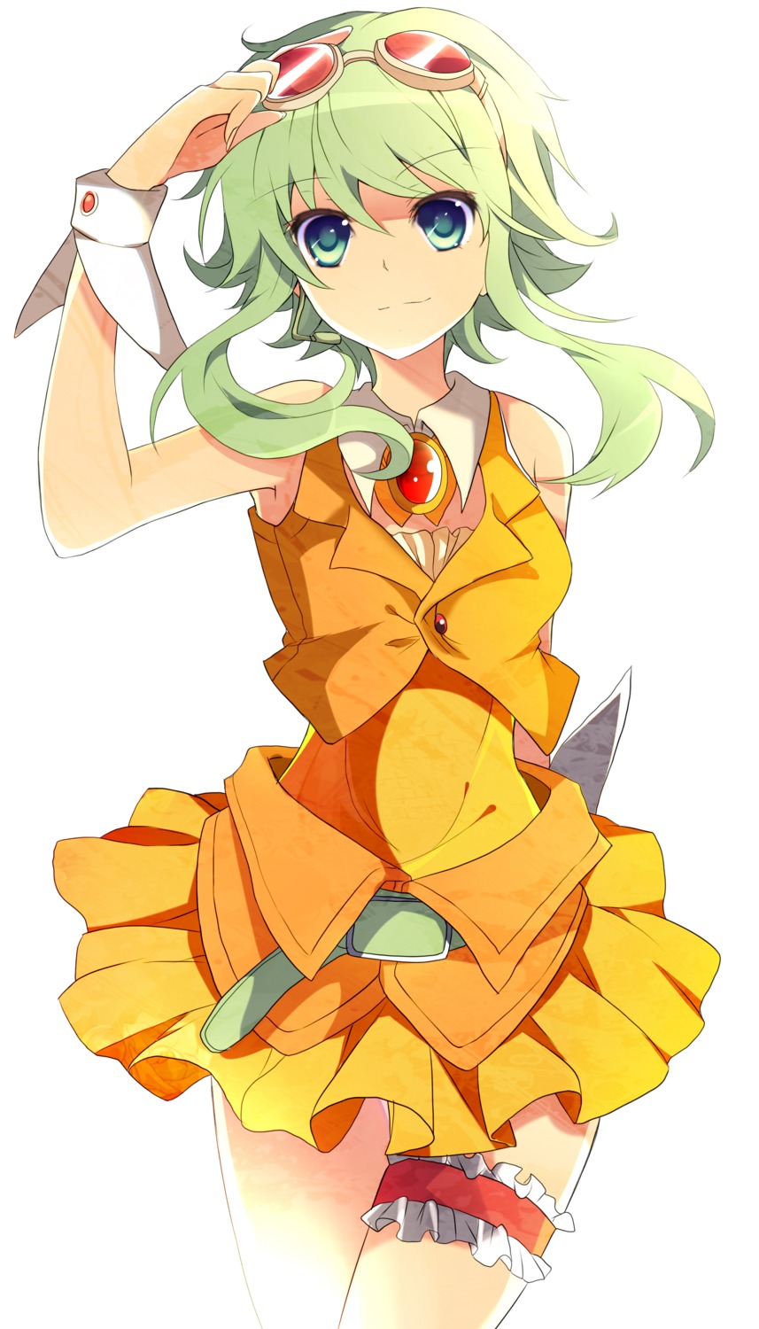 enje_(pixiv3289887), garter, gumi, vocaloid