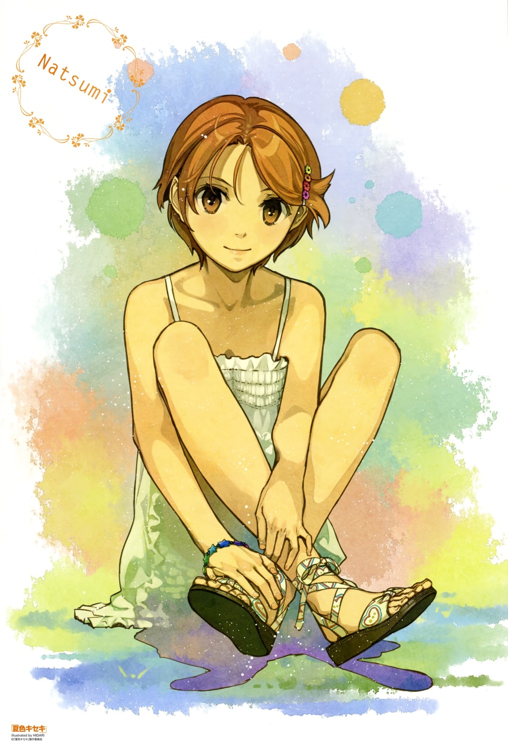 aizawa_natsumi, dress, hidari, natsuiro_kiseki, summer_dress