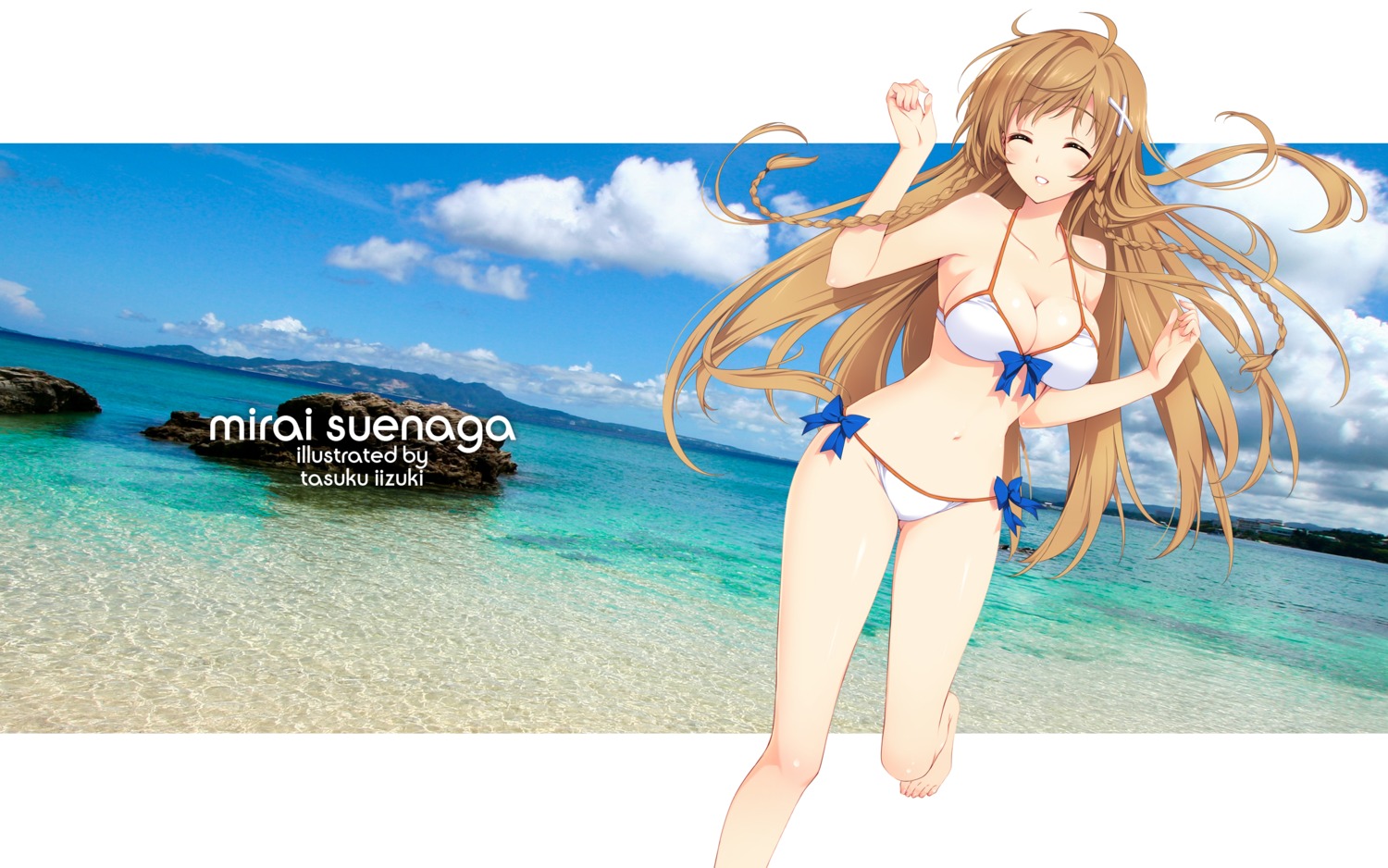 bikini, cleavage, culture_japan, iizuki_tasuku, suenaga_mirai, swimsuits