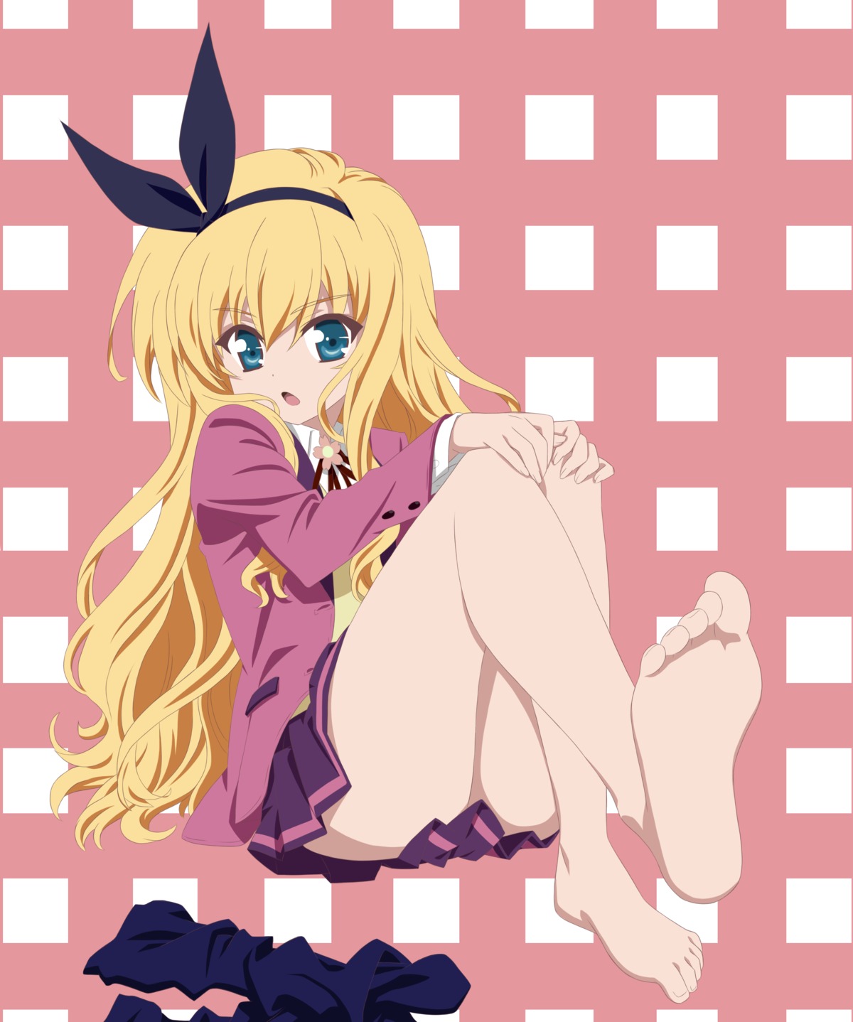 feet, isurugi_mio, matsuno_akinari, mm!, seifuku, vector_trace