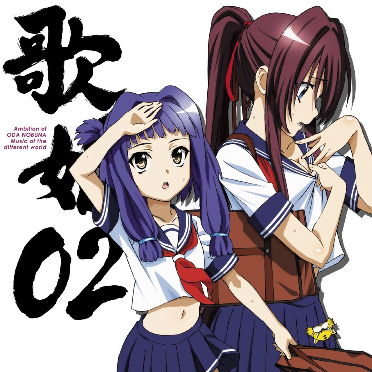 cleavage, maeda_inuchiyo_(nobuna), maeda_toshiie, oda_nobuna_no_yabou, seifuku, shibata_katsuie, shibata_katsuie_(nobuna)