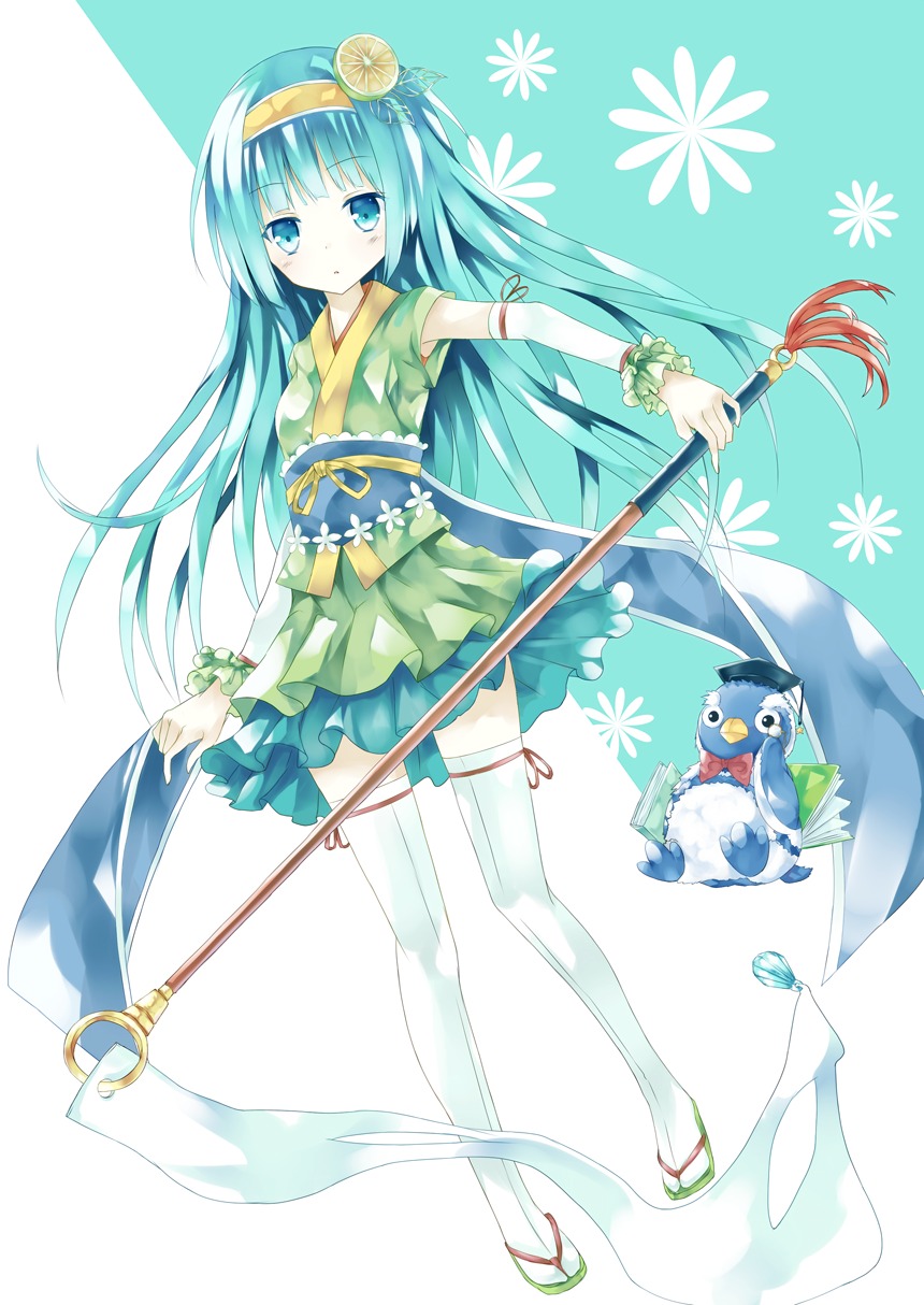 mizumidori, penguin, thighhighs