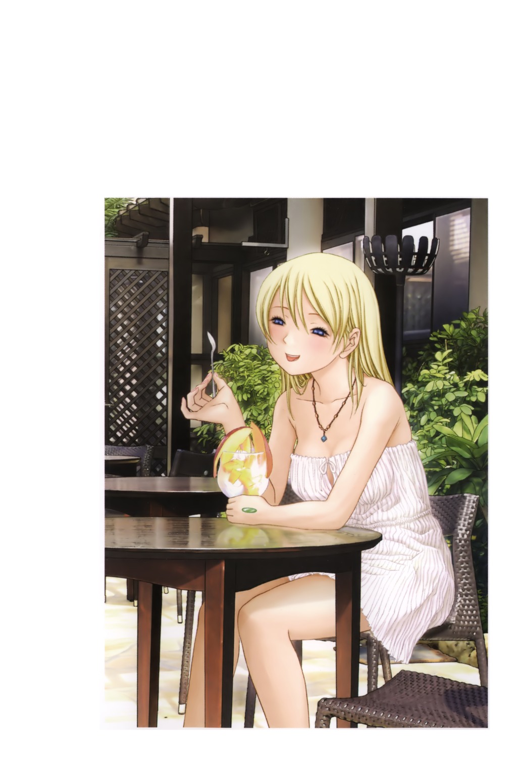 btooom!, dress, himiko_(btooom!), inoue_junya, summer_dress