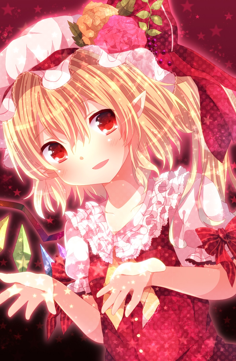 flandre_scarlet, pointy_ears, ranhana, touhou, wings