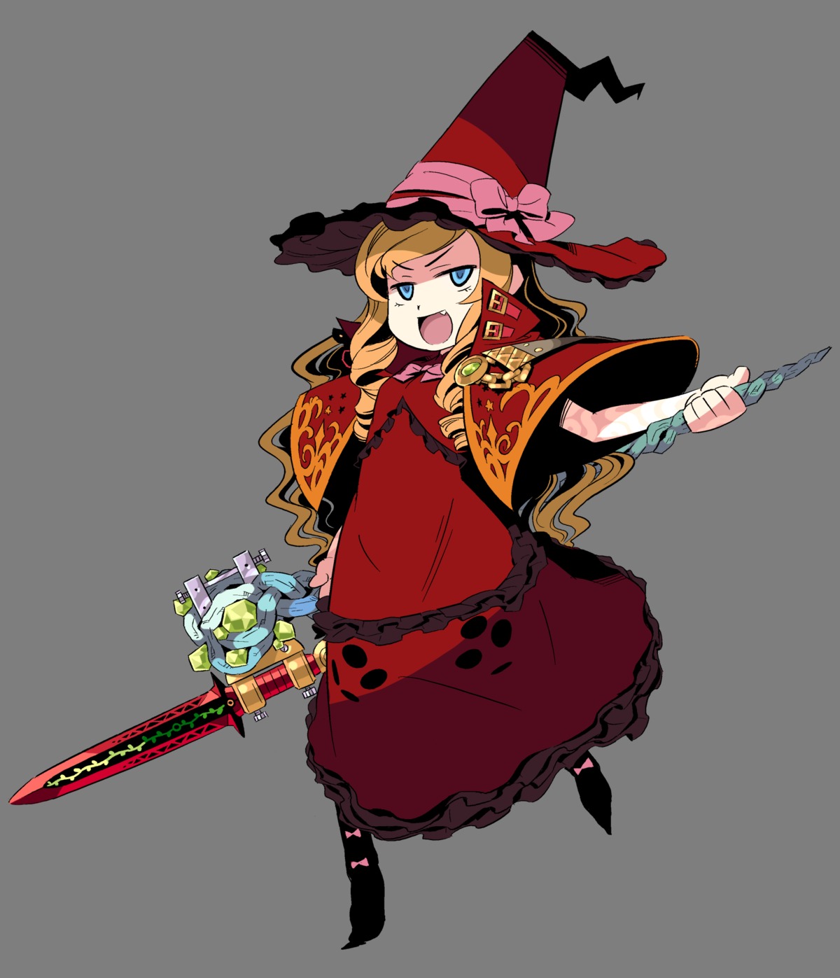 himukai_yuuji, sekaiju_no_meikyuu, sekaiju_no_meikyuu_2, transparent_png, witch