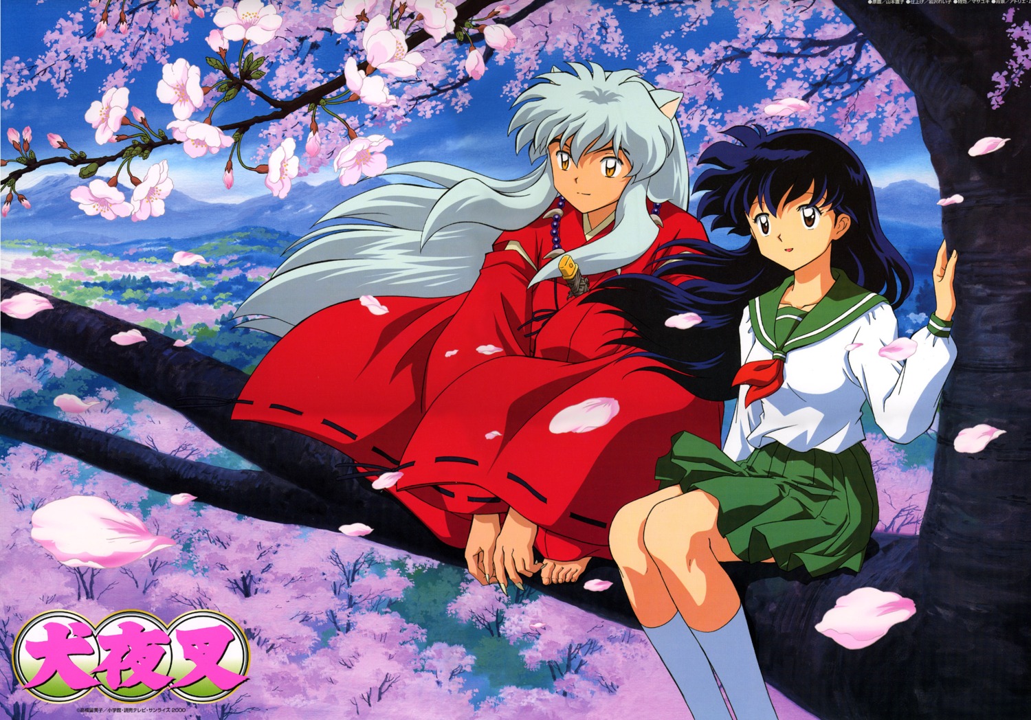higurashi_kagome, inuyasha, inuyasha_(character)