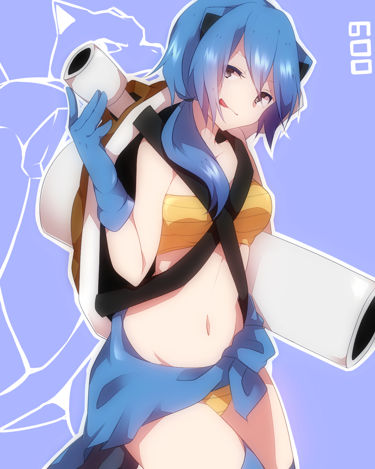 anthropomorphization, bikini, blastoise, pokemon, swimsuits, takeshima_eku