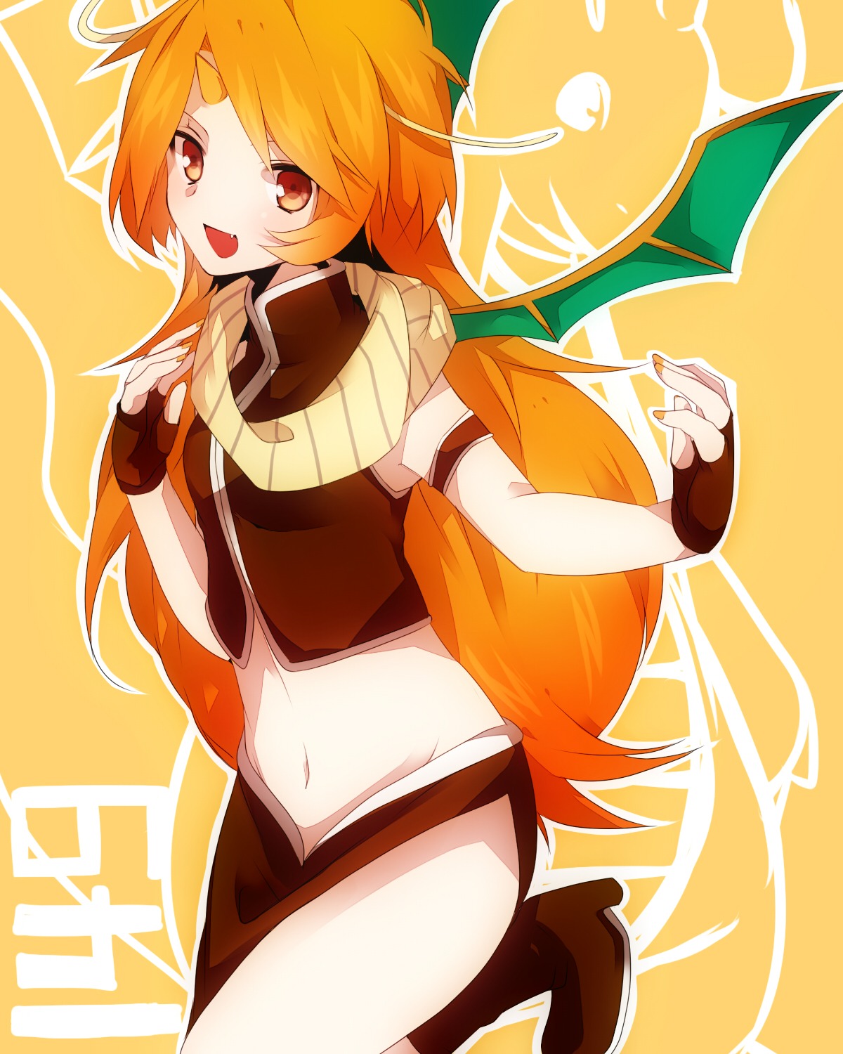 anthropomorphization, dragonite, pokemon, takeshima_eku, wings