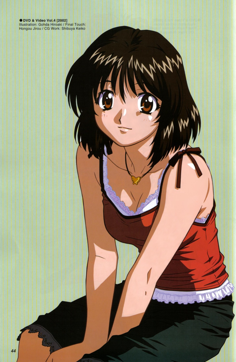 bleed_through, cleavage, gohda_hiroaki, herikawa_koishi, onegai_teacher