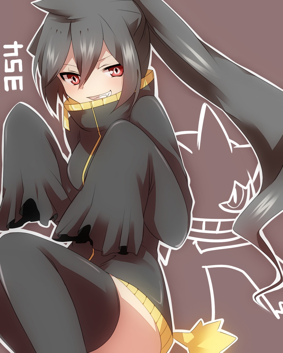 anthropomorphization, banette, dress, pokemon, takeshima_eku, thighhighs