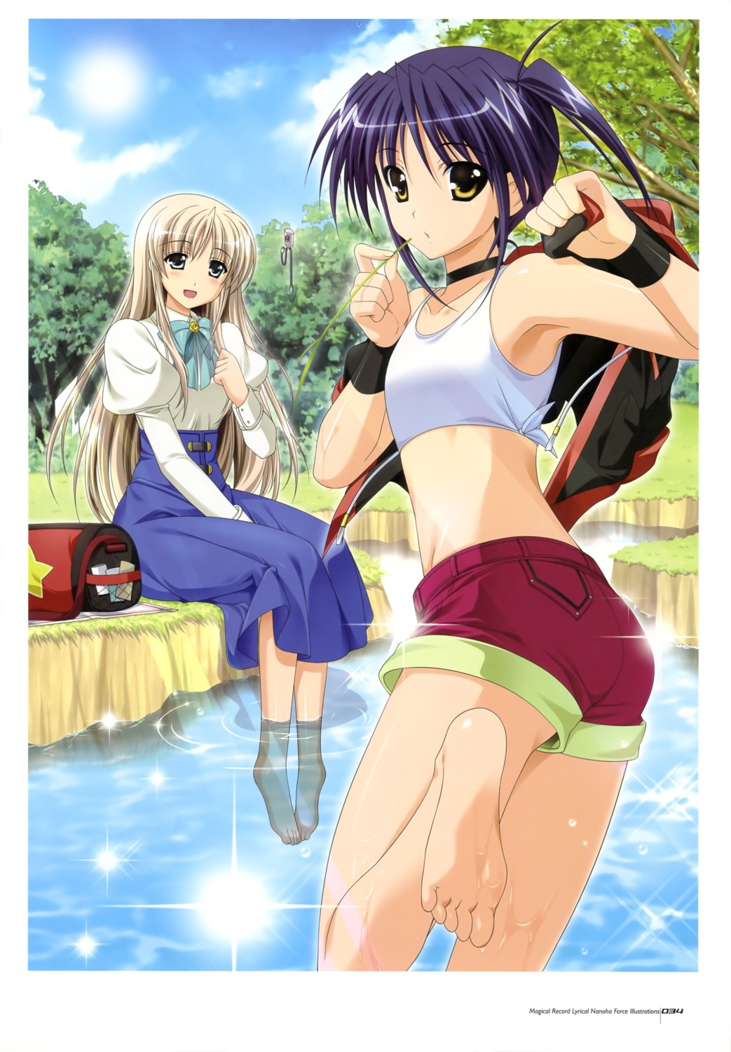 feet, higa_yukari, isis_eaglet, lily_strosek, mahou_senki_lyrical_nanoha_force, mahou_shoujo_lyrical_nanoha, tohma_avenir