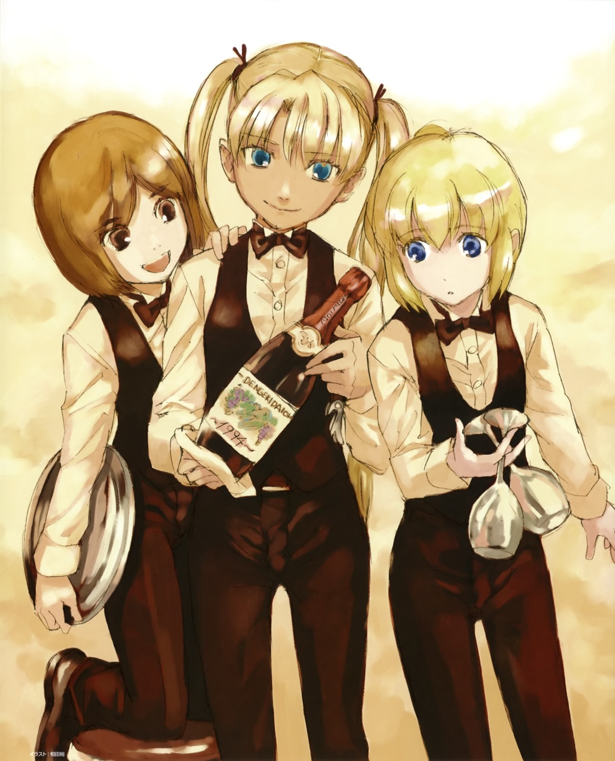 aida_yuu, gunslinger_girl, henrietta_(gunslinger_girl), rico_(gunslinger_girl), triela