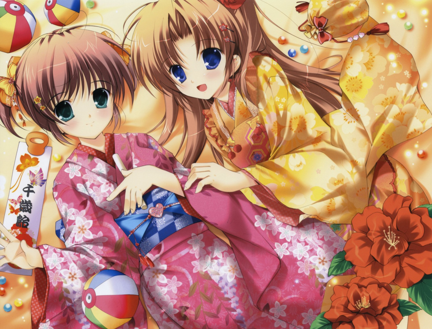 asagiri_mai, kimono, mikeou, takamizawa_natsuki, yoake_mae_yori_ruriiro_na