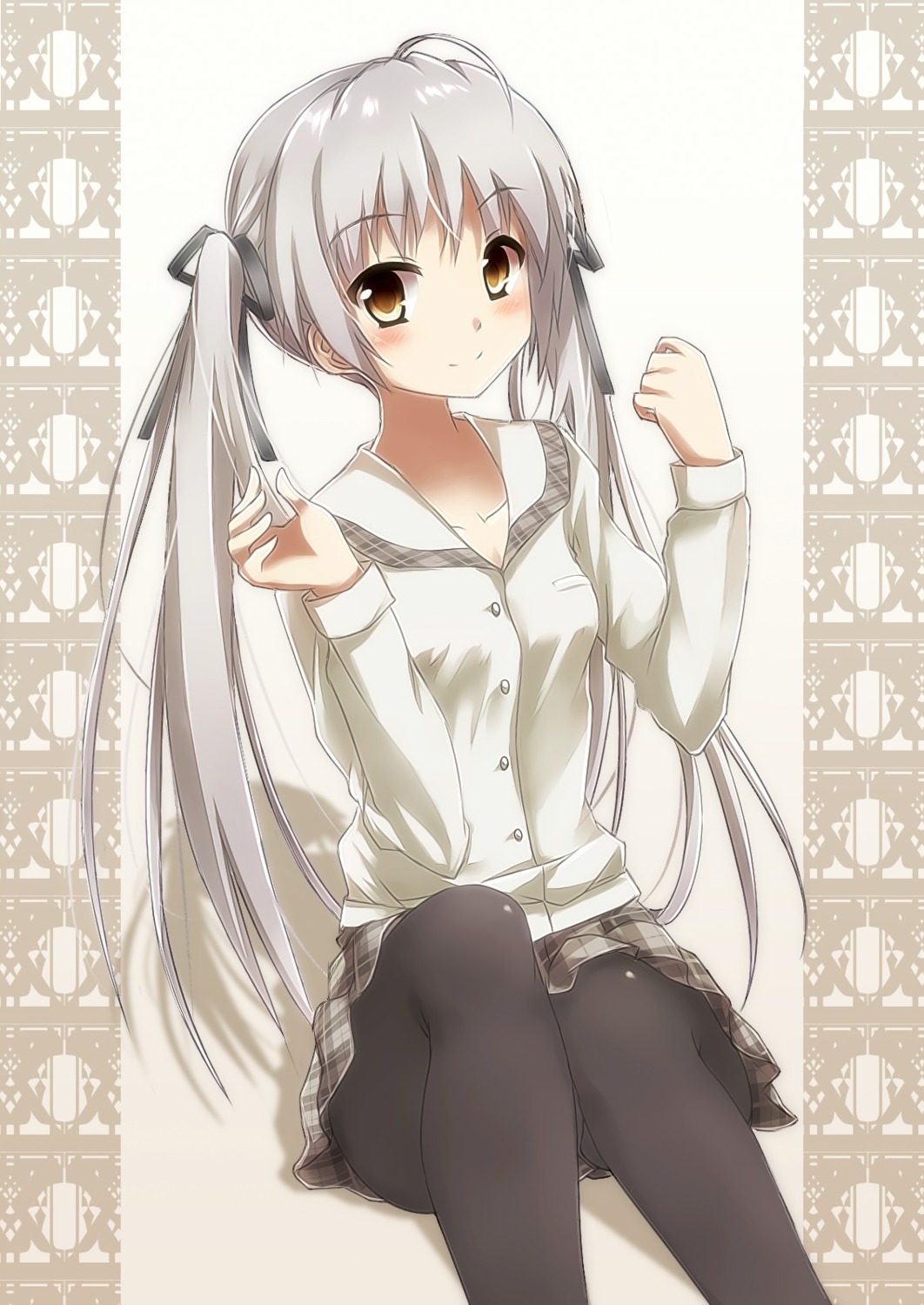icy_fox, kasugano_sora, pantyhose, seifuku, yosuga_no_sora