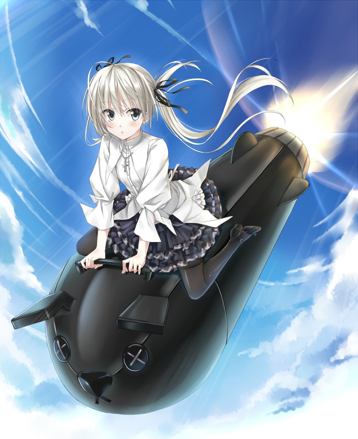 hika_(cross-angel), kasugano_sora, pantyhose, yosuga_no_sora