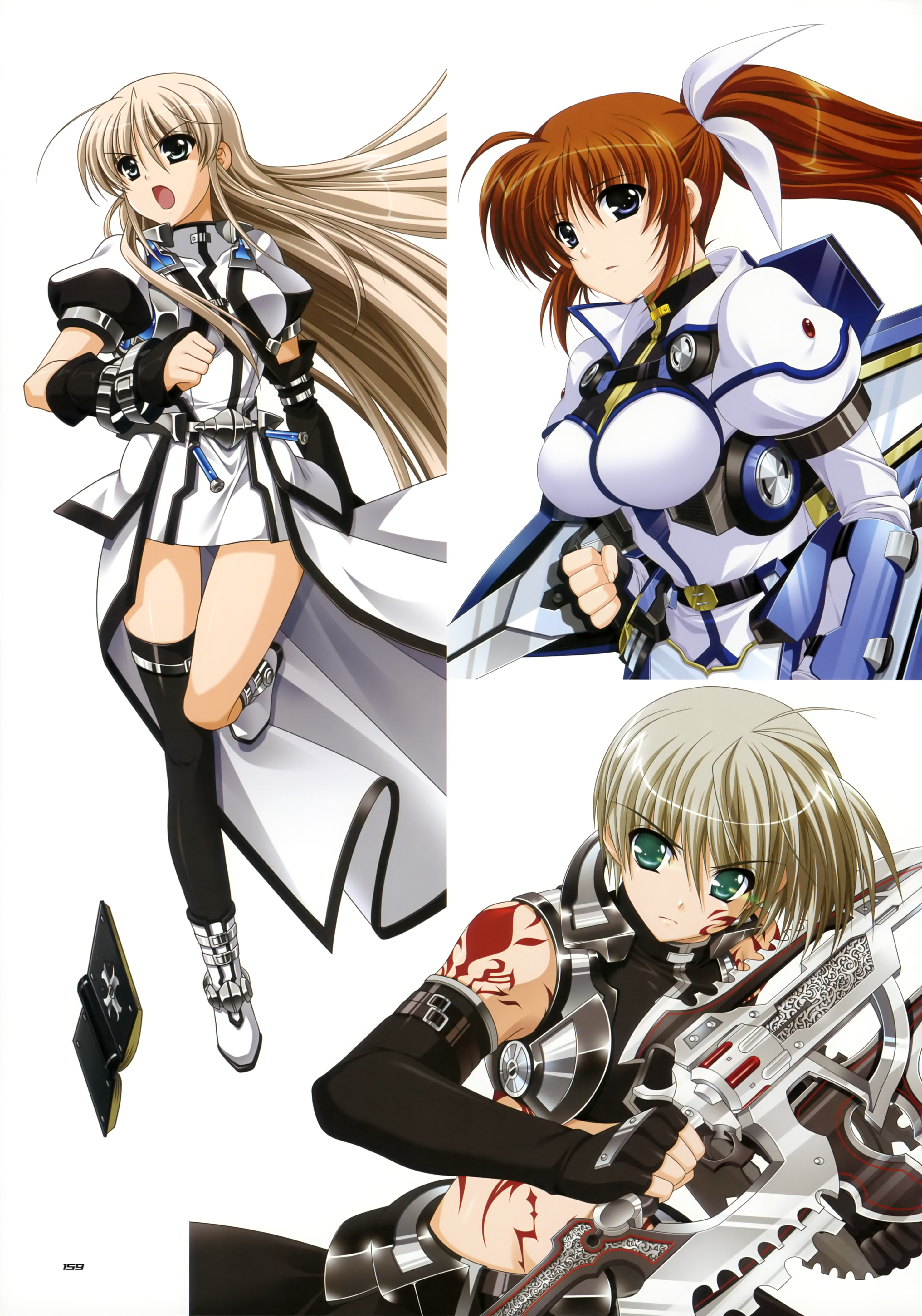 higa_yukari, jpeg_artifacts, lily_strosek, mahou_senki_lyrical_nanoha_force, mahou_shoujo_lyrical_nanoha, takamachi_nanoha, tohma_avenir