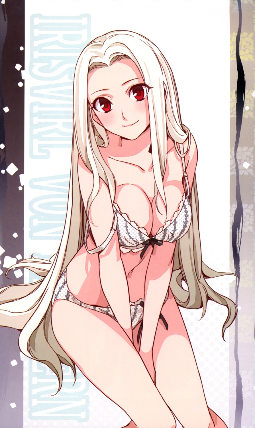 bra, cleavage, fate/stay_night, fate/zero, irisviel_von_einzbern, morii_shizuki, moriisan-tokono, pantsu
