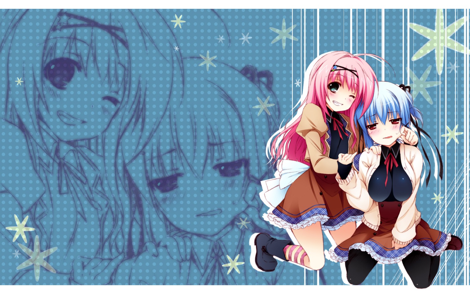 asa_project, kinomoto_hana, kinomoto_nokia, renai_zero_kilometer, wallpaper