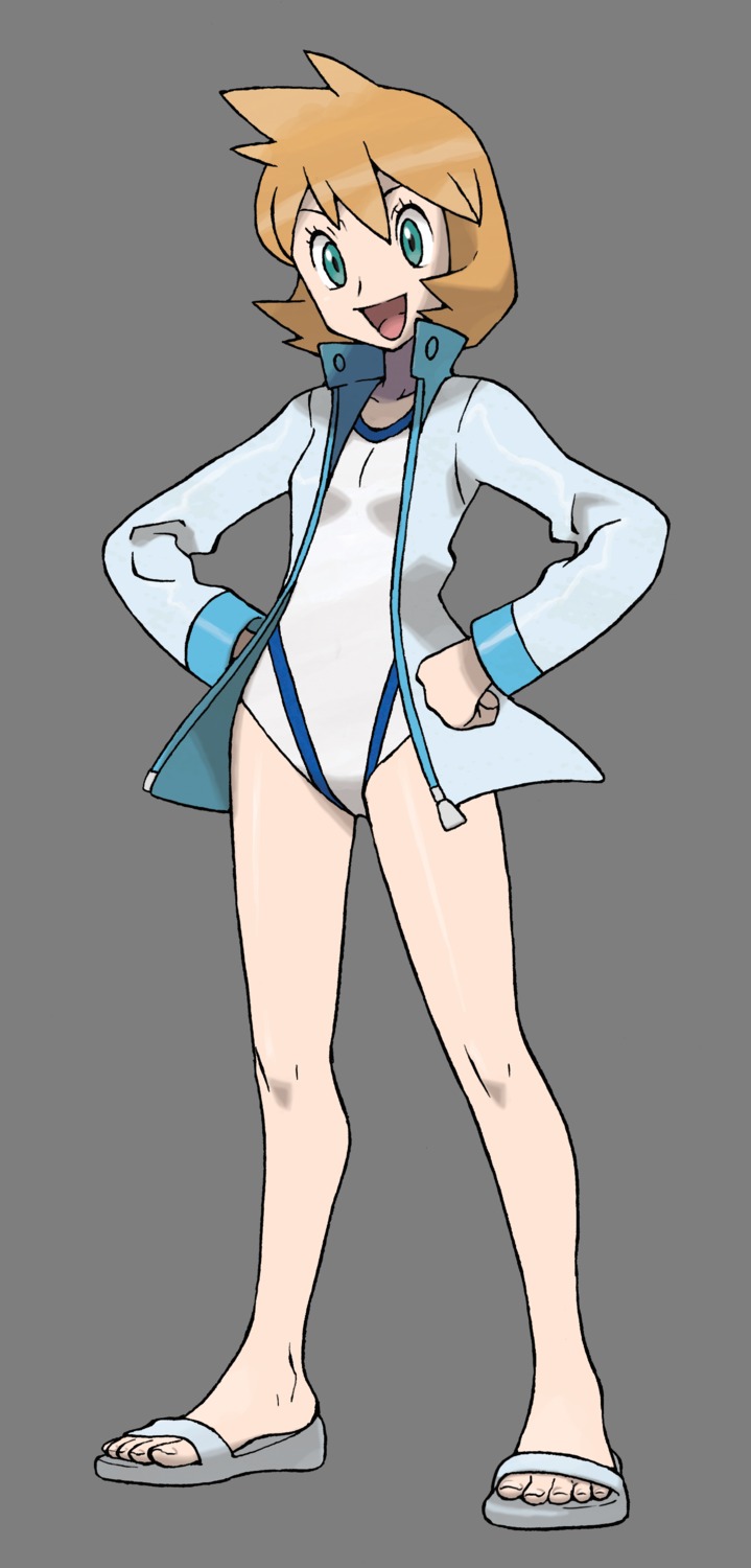 kasumi_(pokemon), nintendo, pokemon, pokemon_gsc, pokemon_hgss, sugimori_ken, swimsuits, transparent_png