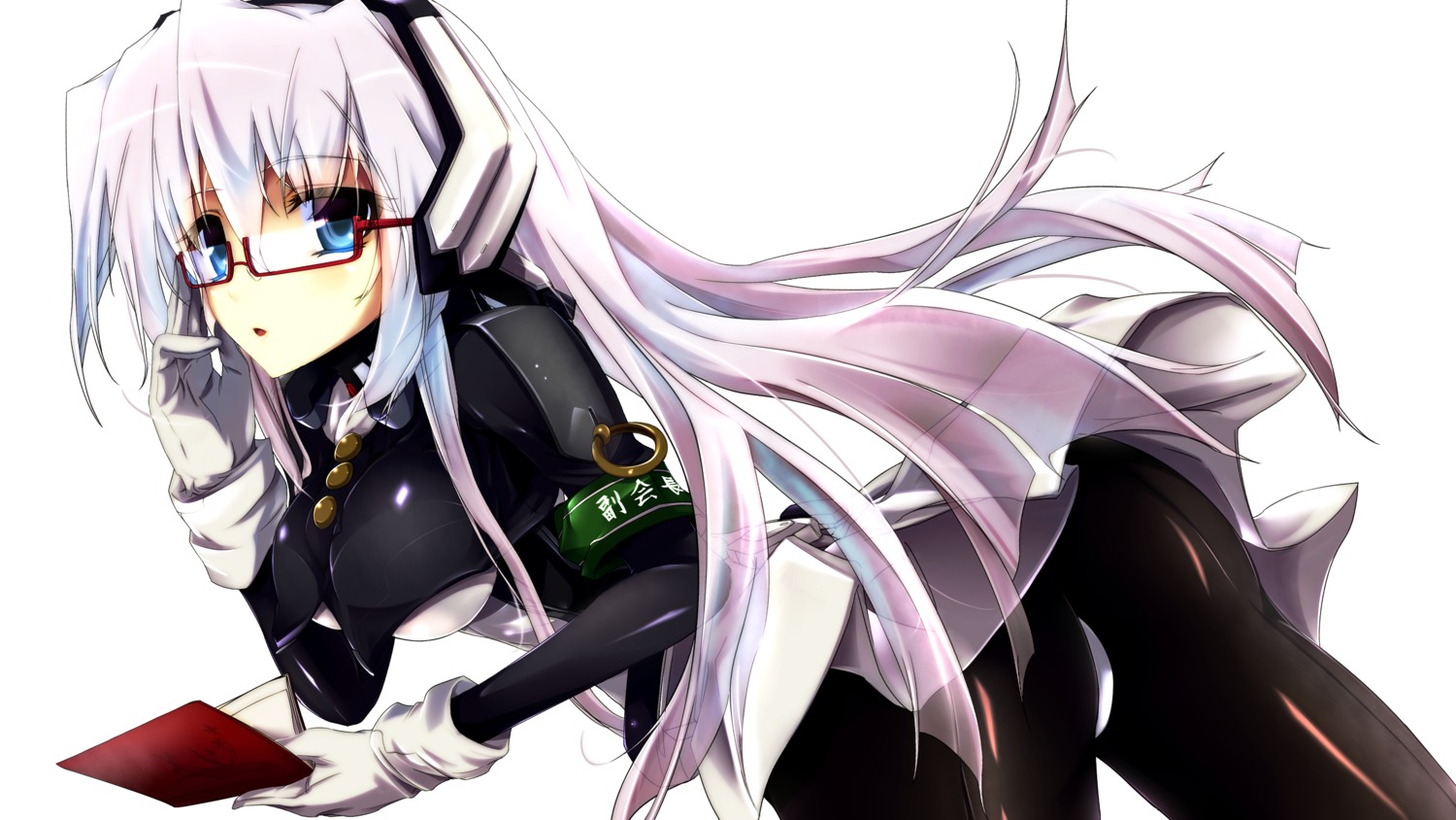 bodysuit, horizon_ariadust, kyoukai_senjou_no_horizon, megane, pantyhose, reon_(nowon)