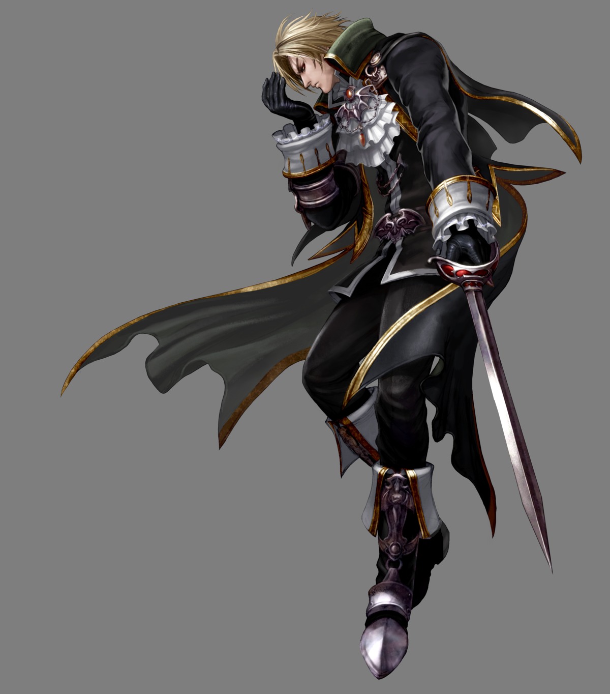 kawano_takuji, male, raphael_sorel, soul_calibur, soul_calibur_iv, sword, transparent_png