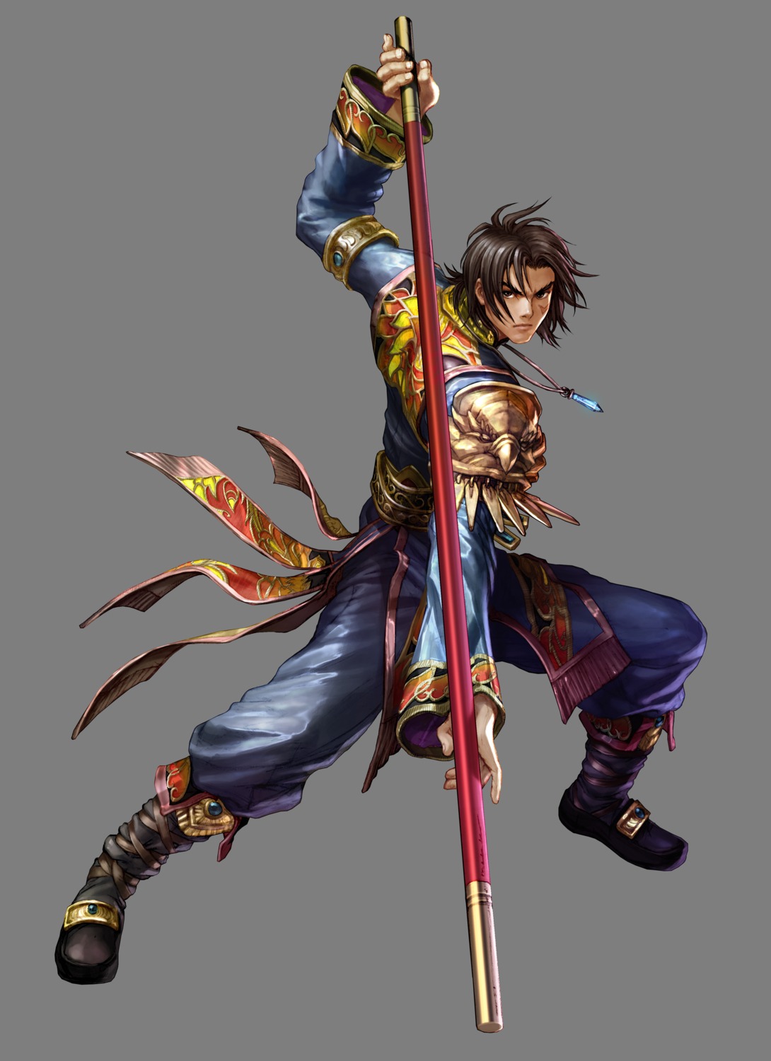 kawano_takuji, kilik, male, namco, soul_calibur, soul_calibur_iv, transparent_png, weapon