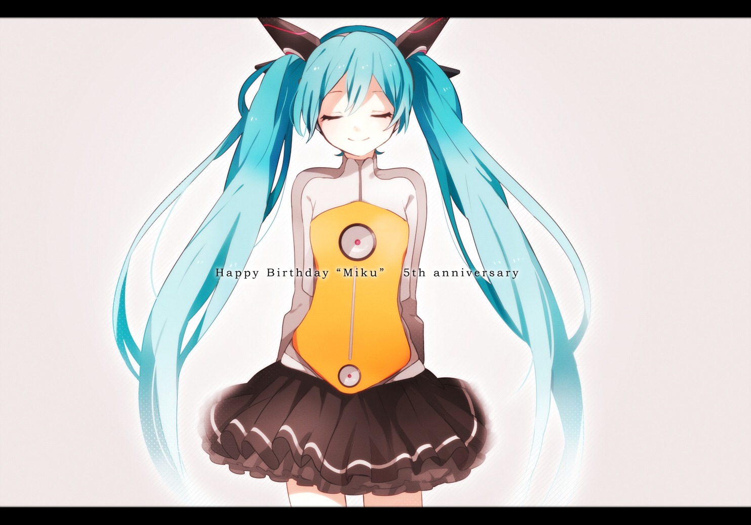 hatsune_miku, headphones, odds_&_ends_(vocaloid), tama_(songe), vocaloid